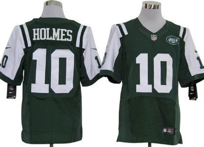 Nike Elite Jersey New York Jets 10 Santonio Holmes Green